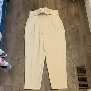 Zara Beige Trousers with Belt